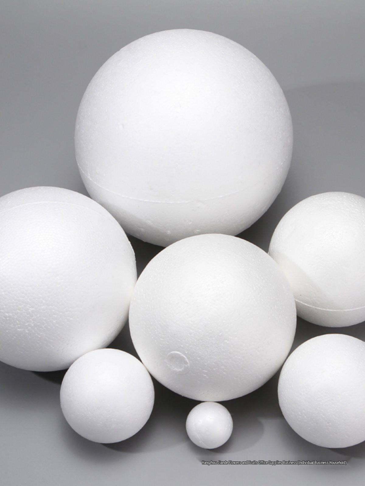 

Біла пінопластова куля для рукоділля та флористичних композицій 1cm ball, 500 pieces