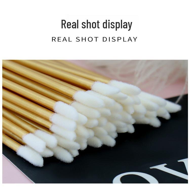 Portable Disposable Hollow Rod Lip Glaze Brush