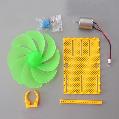 Kit Generator cu Pală Mare de Vânt de Turbină de Vânt de 12 CM Generator de Turbină de Vânt DIY Materiale Didactice Experimentale Fizice pentru Studenți Piese