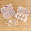 1/3Pcs Portable Transparent Egg Organizer Box 3/4/8 Grids For Camping Picnic Barbecue Outdoor Practical Accessory