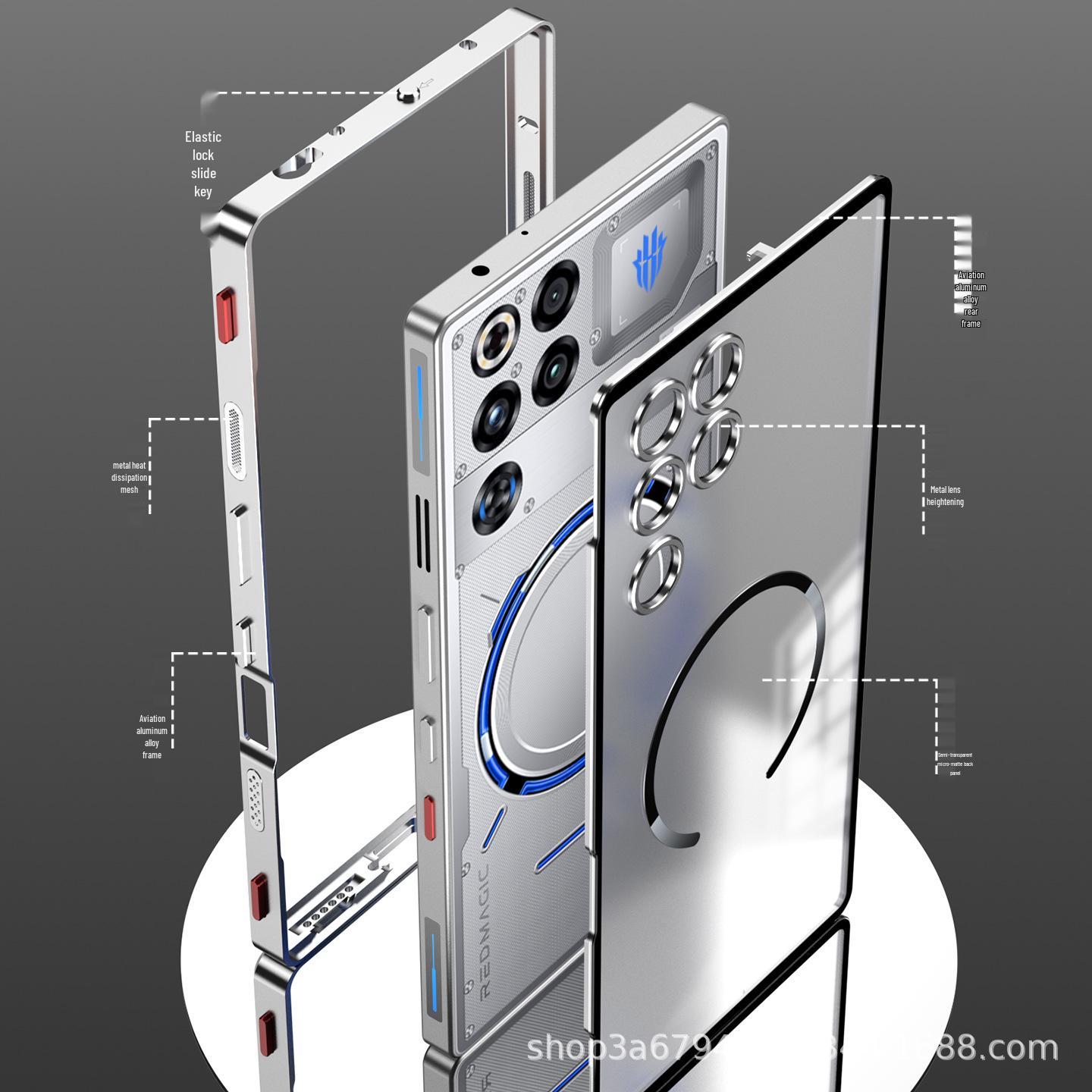 

RedMagic 11 Pro/11 Pro+ Snap-Button Metal Magnetic Phone Case RedMagic 11 Pro+ Shoulder Button