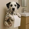 Hunde-Serie Taschentuchhalter Niedliche Dekorationen Hausstatue Toilettenwand-Hängevorrichtung Rollenpapier-Aufbewahrung