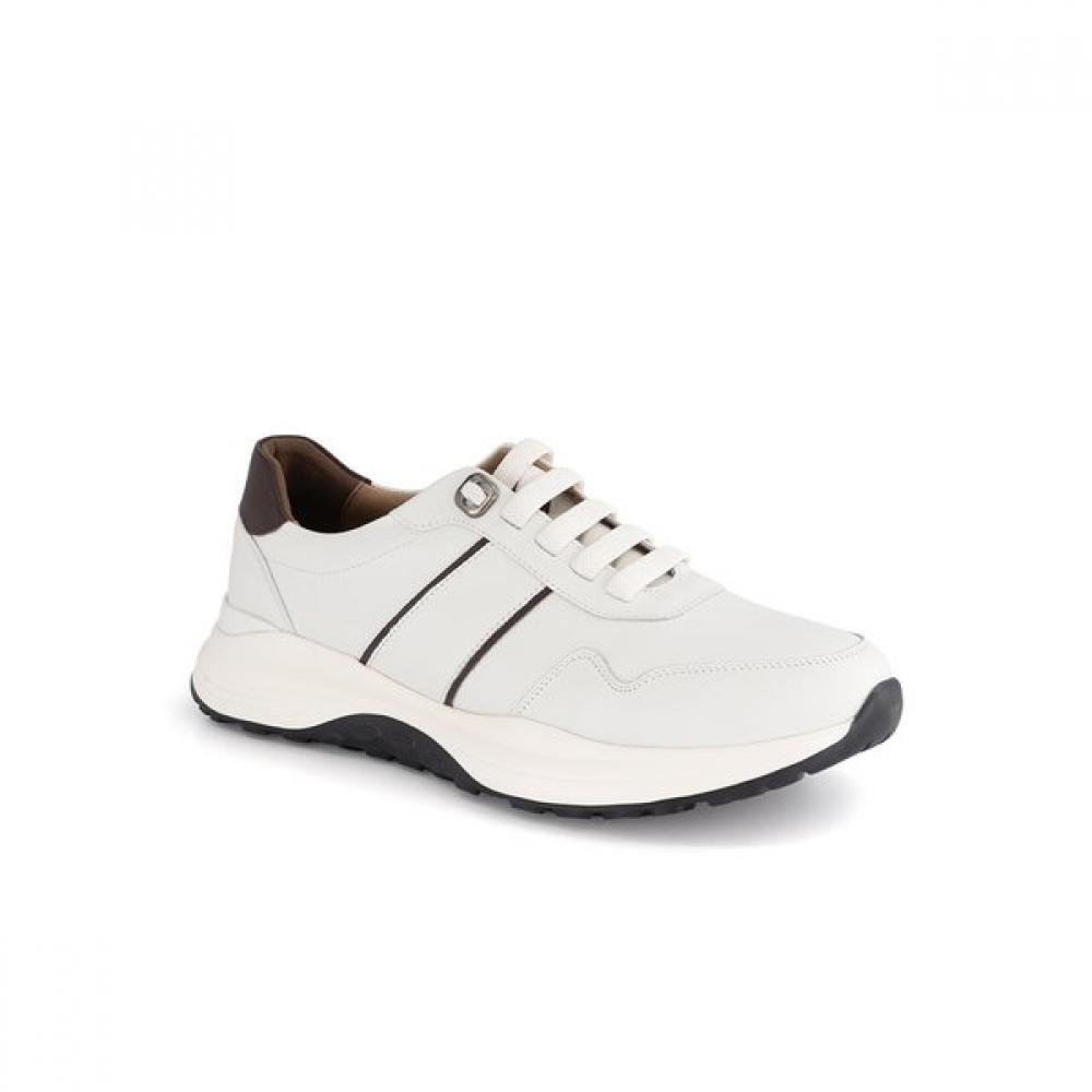 Land Rover Men S Ultra Light caSual Banding cuShion SneakerS Lanoxc6202mf9 235/white