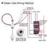 304 Stainless Steel Dual Float Switch Liquid Level Controller, Water Level Sensor for Tank, High Low Liquid Level Switch
