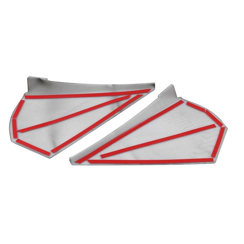 1Pair Carbon Fiber Style Rear Window Side Spoiler Wing Strip Protection Trim for Toyota C-HR CHR 2016-