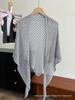 Versatile Summer Ice Silk Shawl for Sun Protection and Air-Conditioned Rooms
