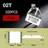 Niimbot Thermisches Schmucketikettenpapier für B4 B31 B2 B1 B21 B3S B203 Etikettendrucker Wasserdichte Ornamente Brillen Aufkleber Etikettenband