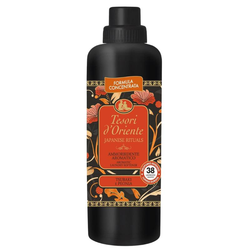 Tesori d'Oriente Japanse Rituelen Wasmiddel Tsubaki Olie en Pioenroos 760ML (38 Wasbeurten)