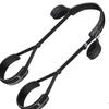 Upgraded Erotic Diamond Pattern Leather Handcuff and Leg Restraint Strap