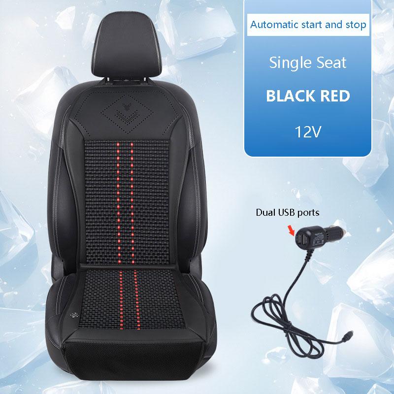 Universal Car Seat Covers Breathable Summer Cooling With Fans Comfortable Auto Front Seat Cushion Protector Automotive Interior