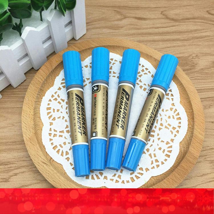 Double-Ended Large Blue Oil-Based Marker Pen синий