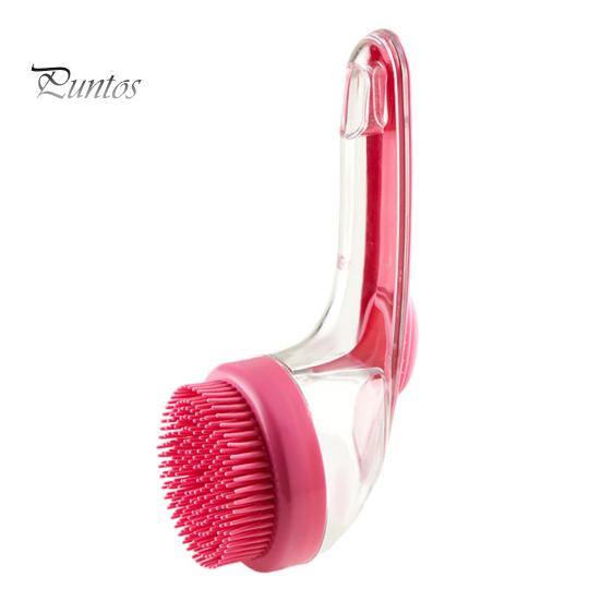 

Щетка для купания домашних животных Мягкая силиконовая головка щетки с отверстием для подвешивания Щетка для кошек и собак Эргономичная ручка Расческа для собак