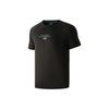Li Ning Training Series Letter Logo Printed Round Neck Pullover Short Sleeve T-Shirt Men Tops Black ATSR033-1