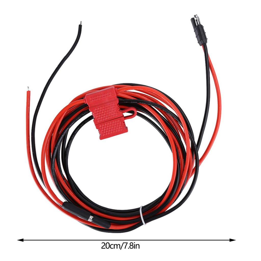 Motorola Vehicle Radio Power Cable Heat Resistant Durable for PM400 CM200 CM300 Mobile Two-Way Radio Installation Accessories