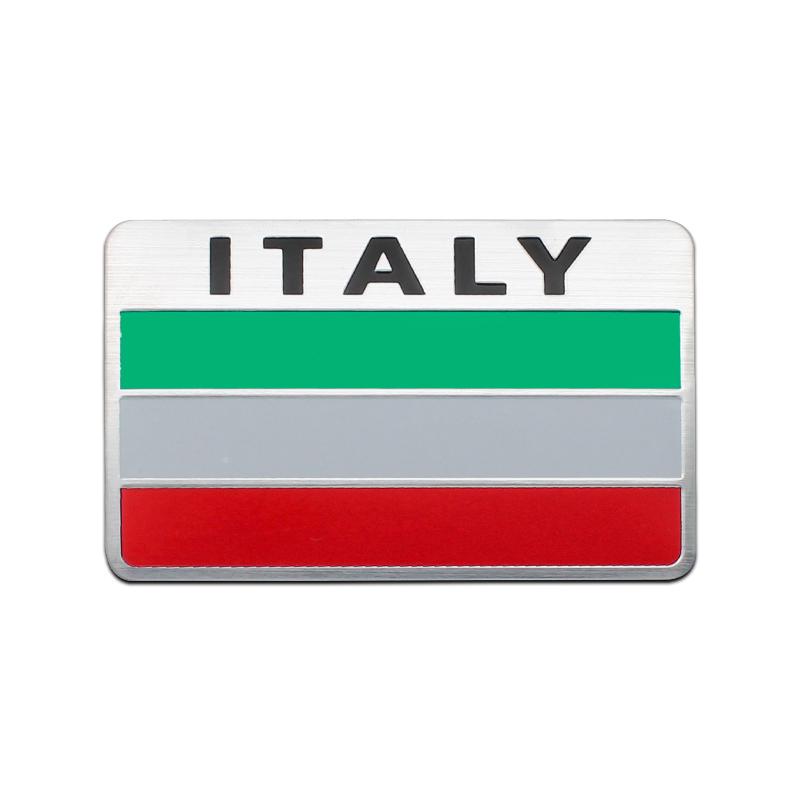 Emblemă Styling Auto 3D Aluminiu Logo Italia Autocolante Drapel Decor Accesorii Pentru Fiat 500 Abarth Punto Panda Bravo Tipo Ducato