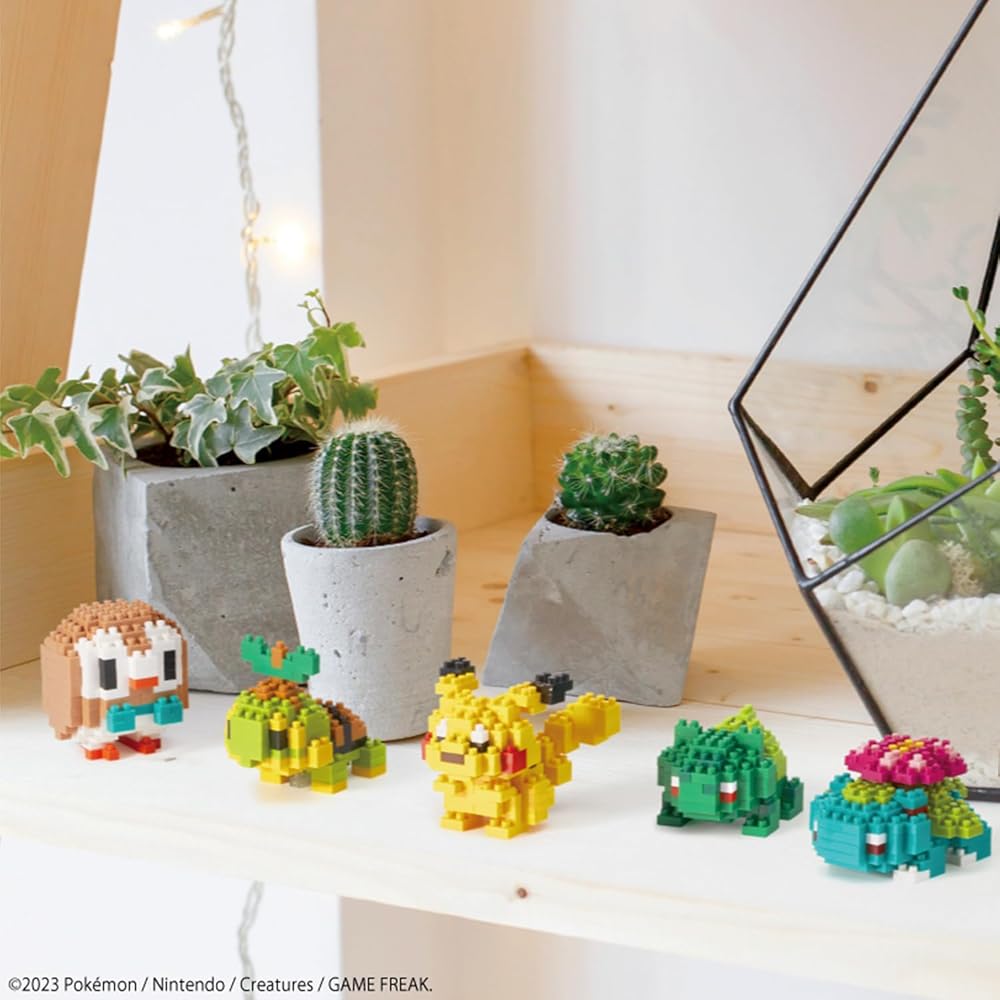 Nanoblock Pocket Monsters Bulbasaur NBPM-003 Building Block Set 150 Pieces