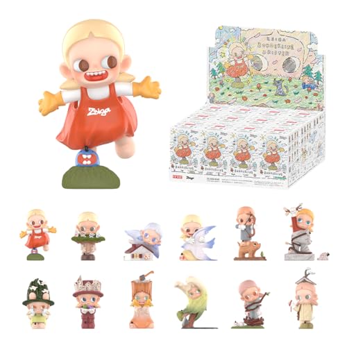 

POP MART ZSIGA Borderline Drifter Series [Assorted Box of 12] Pop Mart Gachapon Blind Box Figures, Plastic Models, Premium Toys, PVC Soft Vinyl, Origi