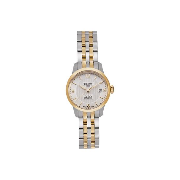 TISSOT Montre  S&eacute;rie Le Locle Mouvement M&eacute;canique Automatique &Eacute;tanche 30m Cadran Argent&eacute; 25,3 mm Bo&icirc;tier en Acier Inoxydable Montres Femme T41.2.183.34 Silver Strap