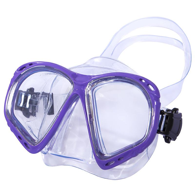 Diving Goggles Tempered Glass Lenses, Adult Snorkeling Masks