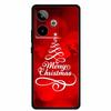 Christmas Cover For Realme GT7 GT 7 7T Case Black Silicone Cases for Realme GT 7T Cartoon Santa Claus Christmas Tree Back Cover