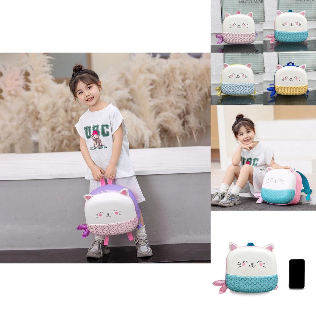 Cute Animal Design Kids Backpack Oxford Fabric School Bag For Boys And Girls