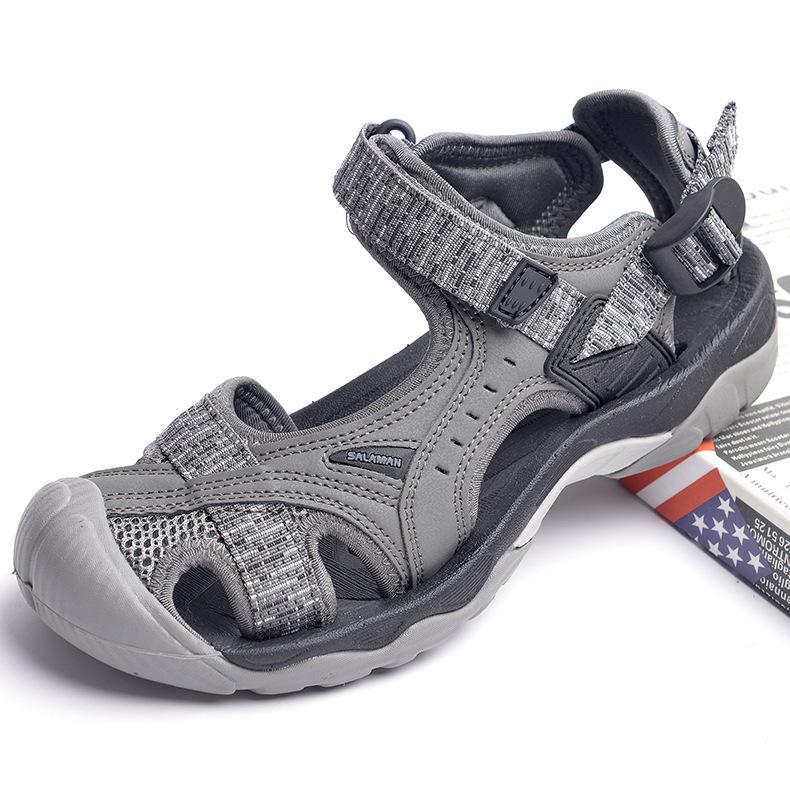 Foreign trade export outdoor sports sandals hole beach shoes men and women non-slip soft sole quick-drying wading shoes
