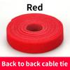Home Office Cable Tie Roll Easy Quick Wrap Reusable Self-Gripping Hook Loop Straps for Wire Management Cut to Length