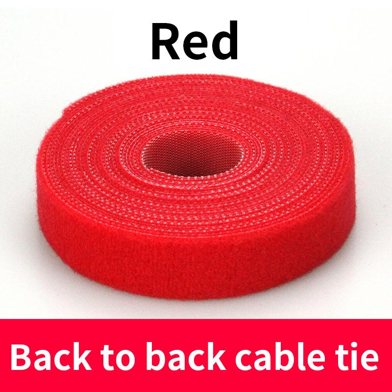 Home Office Cable Tie Roll Easy Quick Wrap Reusable Self-Gripping Hook Loop Straps for Wire Management Cut to Length