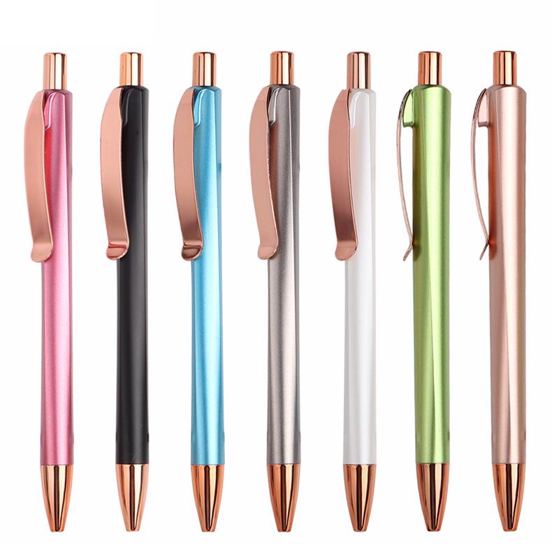 Weighted Metal Matte Texture Signature Pen with Click Mechanism – Custom Logo Option Available