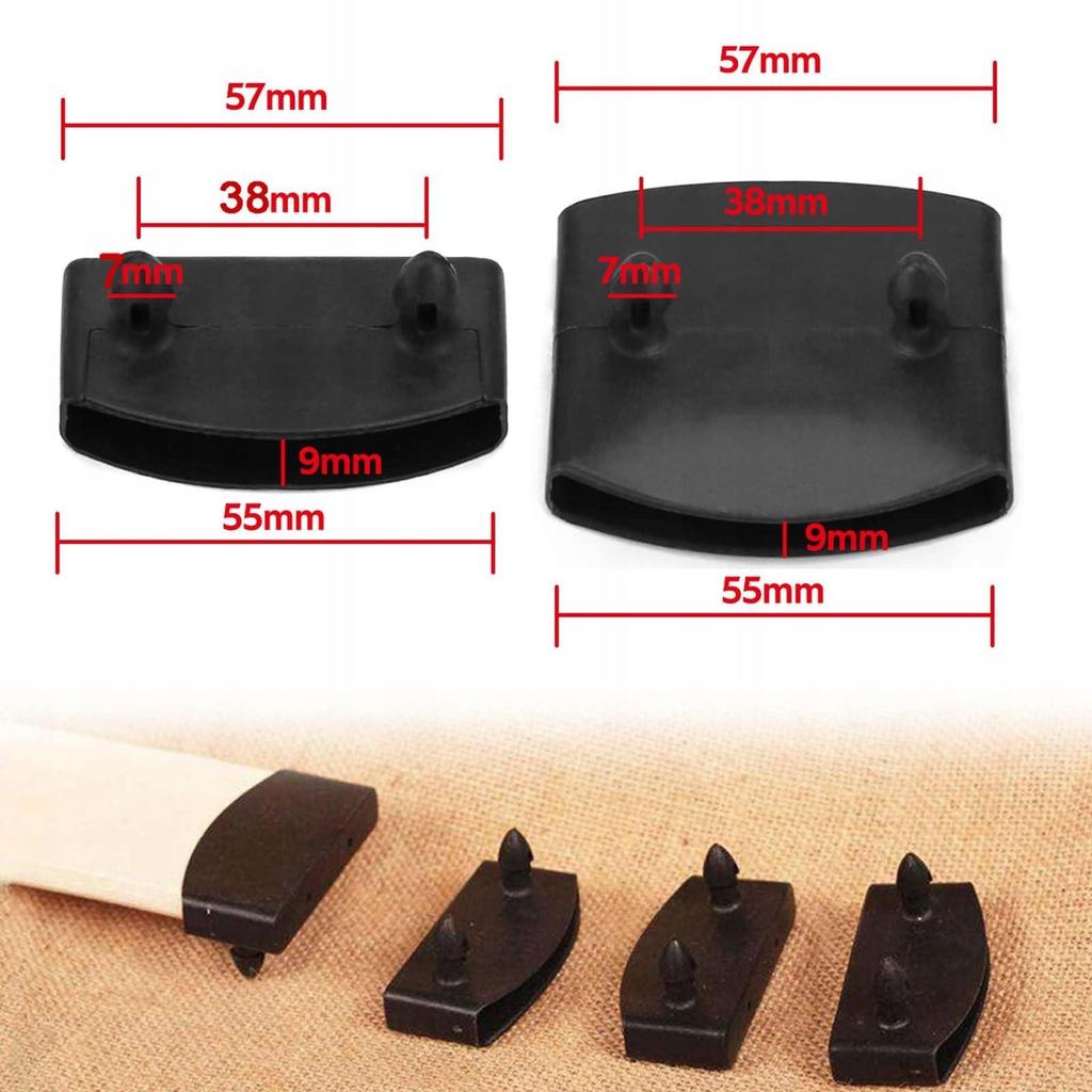 36X WYMIENNE UCHWYTY NAKŁADKI NA POŁAMANĄ LISTWĘ STELAŻ ŁÓŻKA do SYPIALNI