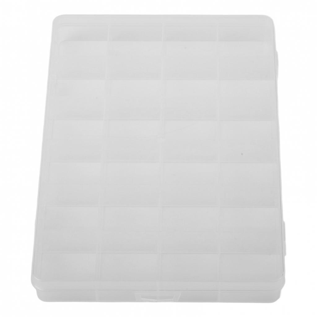 Organizing Transparent Compartment Storage Beads Box