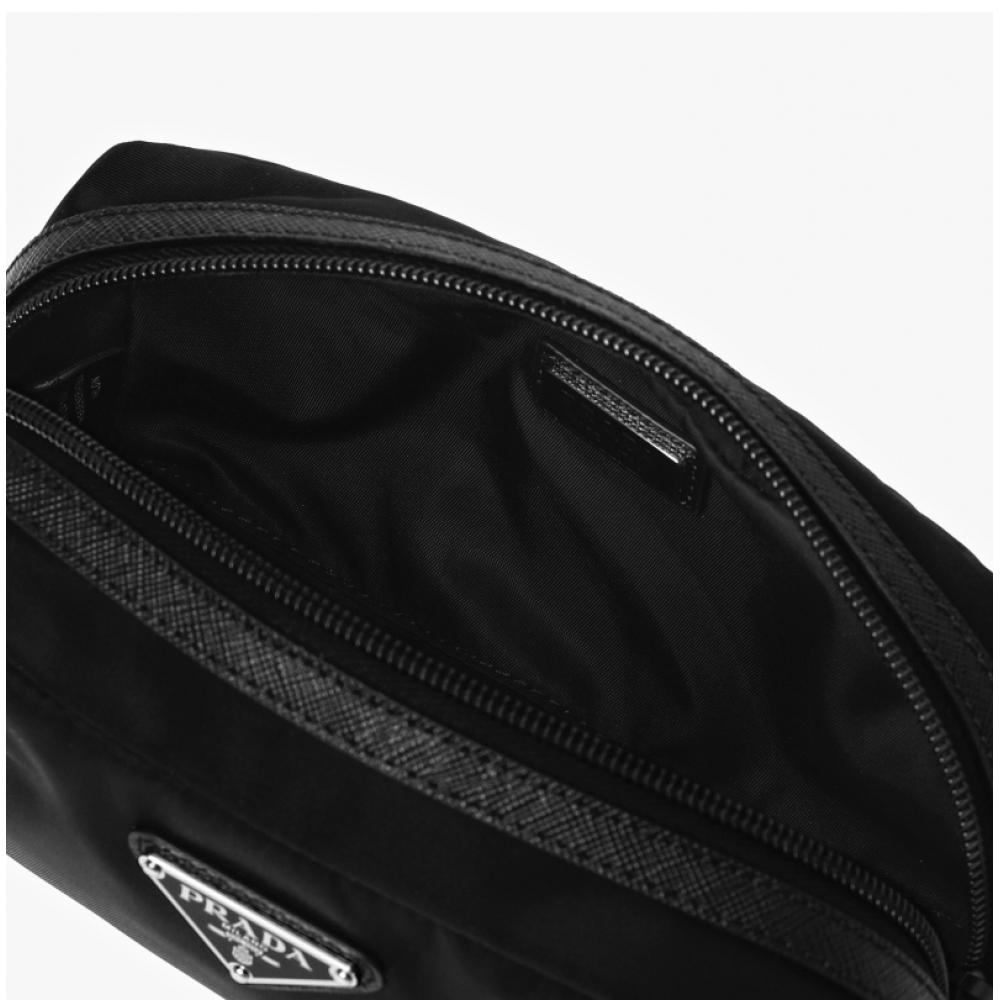 Prada Pouch Bag Nylon Triangle Logo 2na045 2dmh F0002
