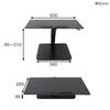 THANKO Laptop Foldable Space Saving Elevate and Shake Easy To Elevate with One Hand Wide PC Stand LATHALSBK Won't