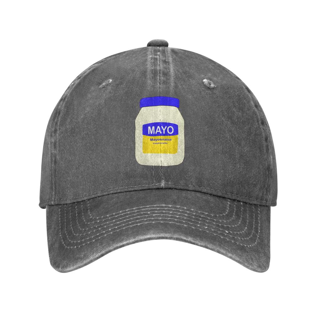 Unisex Baseball Hats Mayonnaise Washed Denim Outdoor Baseball Caps Hip Hop Cap Casquette