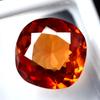 ORANGE 7.20 Ct Sapphire NATURAL Square Brilliant Cut CERTIFIED Loose Gemstone