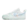 Court Borough Mint Milk Candies Slip Resistant Abrasion Resistant Low Top Skateboard Shoes Women's Blue Green FZ3539-100(Team1887-)