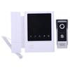 Video Door Phone System 4.3 Inch Touch Monitor Wired Video Intercom Doorbell Kits Telephone Style Door Intercom