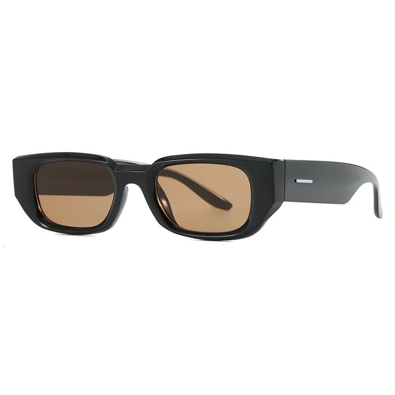 Trendy Irregular Small Frame Sunglasses - Slimming Wide-Leg Design for Men and Women