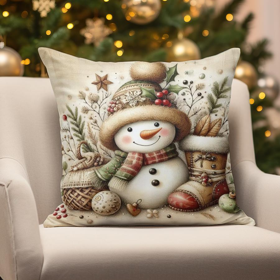 Home Decor Christmas Cute Animal Pillows Suitable For Sofa Bedroom Car Pillow Cover Cushion Rectangular Back Cushion