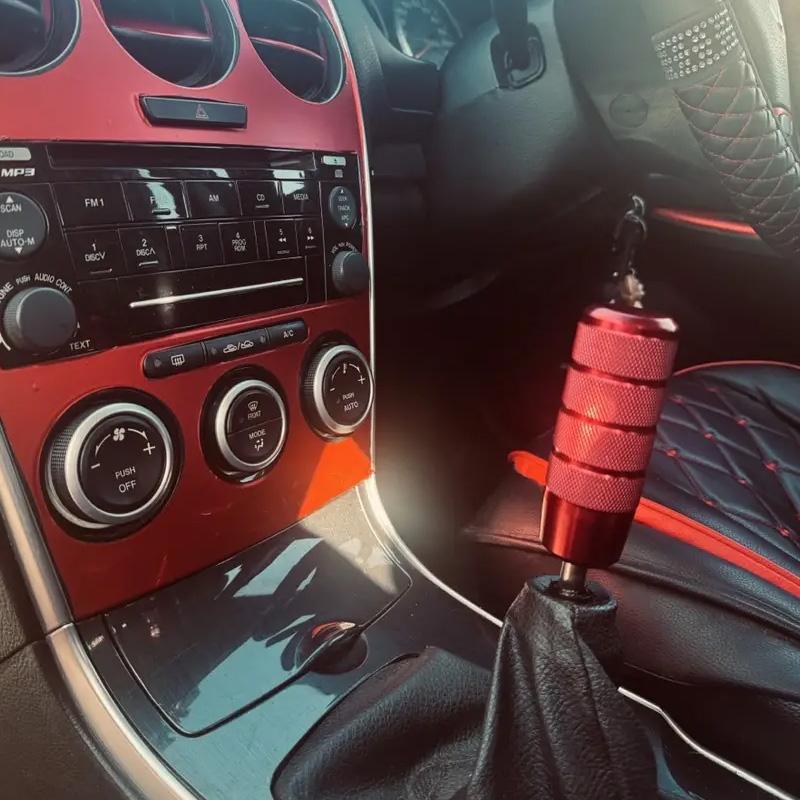 95MM Non-Slip Gear Shift Knob Manual Transmission Aluminum knurled Shifter Lever Knob Shifter Lever Knob Auto Accessories