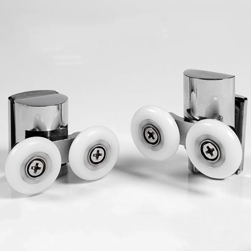 Runners Wheel Shower door Hardware Home Silver Slide roller Spare Supplies Top Upper/lower Accessories Bathroom