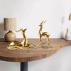 Golden Deer Wine Rack, European Resin, Handicraft Home Wine Cabinet, Animal Decorative Ornaments.