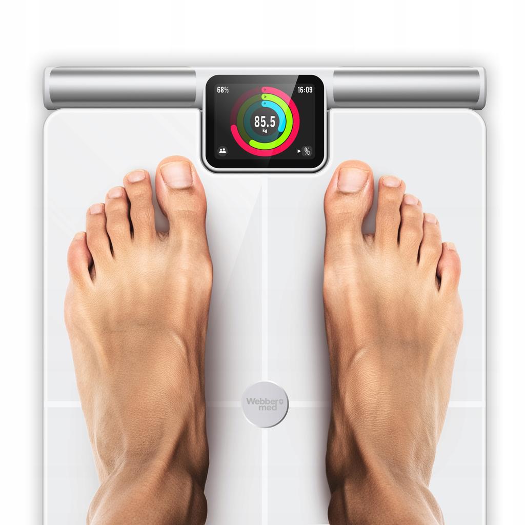 Analytical Bathroom Scale 57 Parameters Apple Health, Google Fit, WIFI