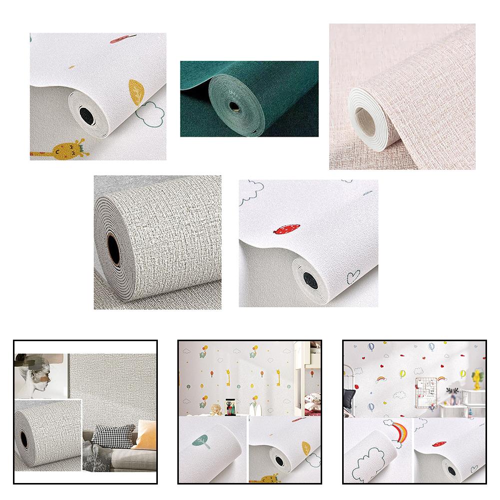 Easily Installed Noise Reducing XPE Wallpaper for Comfortable Living Space