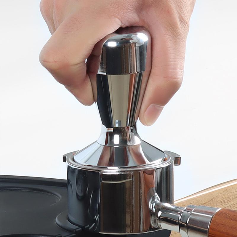 Coffee Tamper 49/51/53/58mm Flat Base Espresso Maker Calibrated Pressure Barista Hammer for Cafe Shop Household
