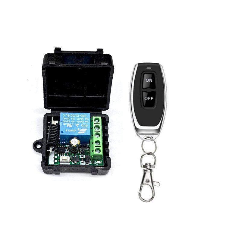 12V Single Channel Wireless Remote Boom Barrier Controller with Electric Lock and Light Switch.