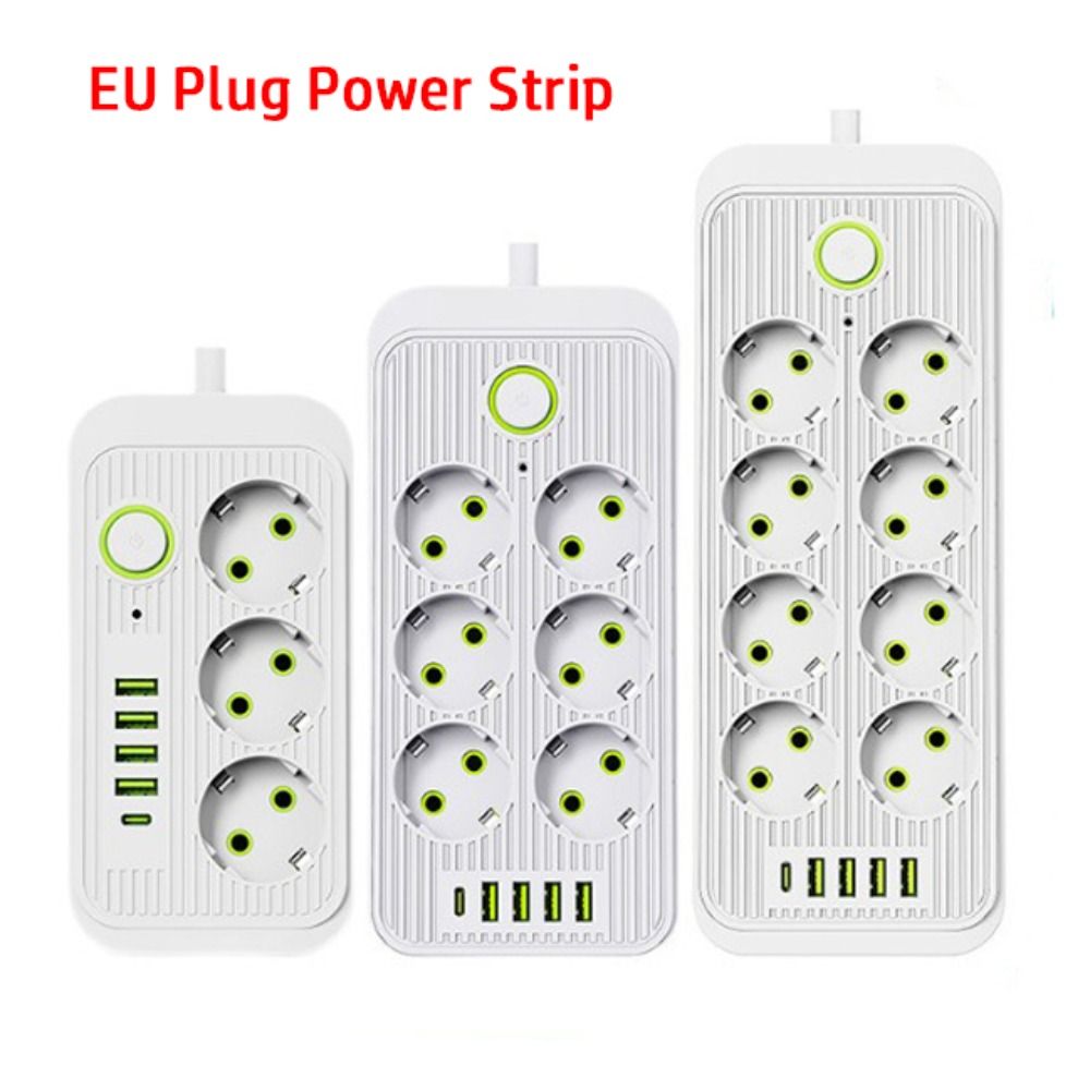 Quick Charge Multitap Socket USB Type C Electrical Power Strip Electrical Socket  AC Power