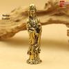 Mini Shakyamuni Buddha Guanyin Pendant - Solid Brass Buddha Statue Ornament