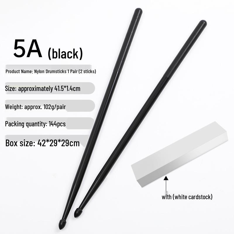 Farbige 5A Nylon-Schlagzeugstöcke für Jazz, Bühnenauftritte & Schlagzeug