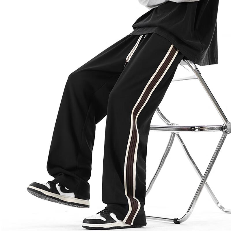 Mark Fairwhale Men's Autumn/Winter Straight-Leg Drawstring Joggers